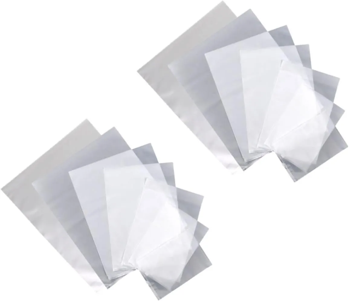 14PCS Sealing Pouch Transparent Travel Storage Bag for Organizing Clothes Accessories and Essentials Durable and Easy to Clean for Travel Home Use