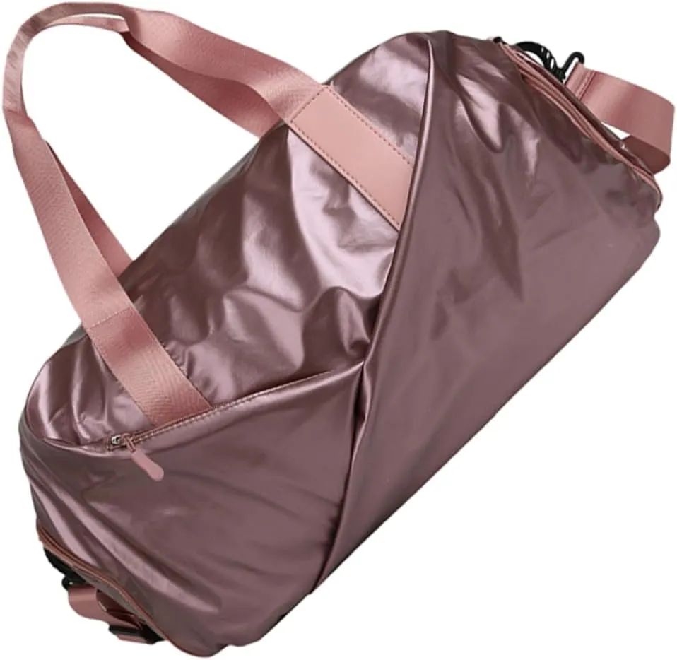 1pc Large Capacity Travel Fitness Storage Bag with Shoe Compartment Portable Storage Pouch for Outdoor Adventures Durable Material Easy to Clean for Clothes Shoes and Toiletries