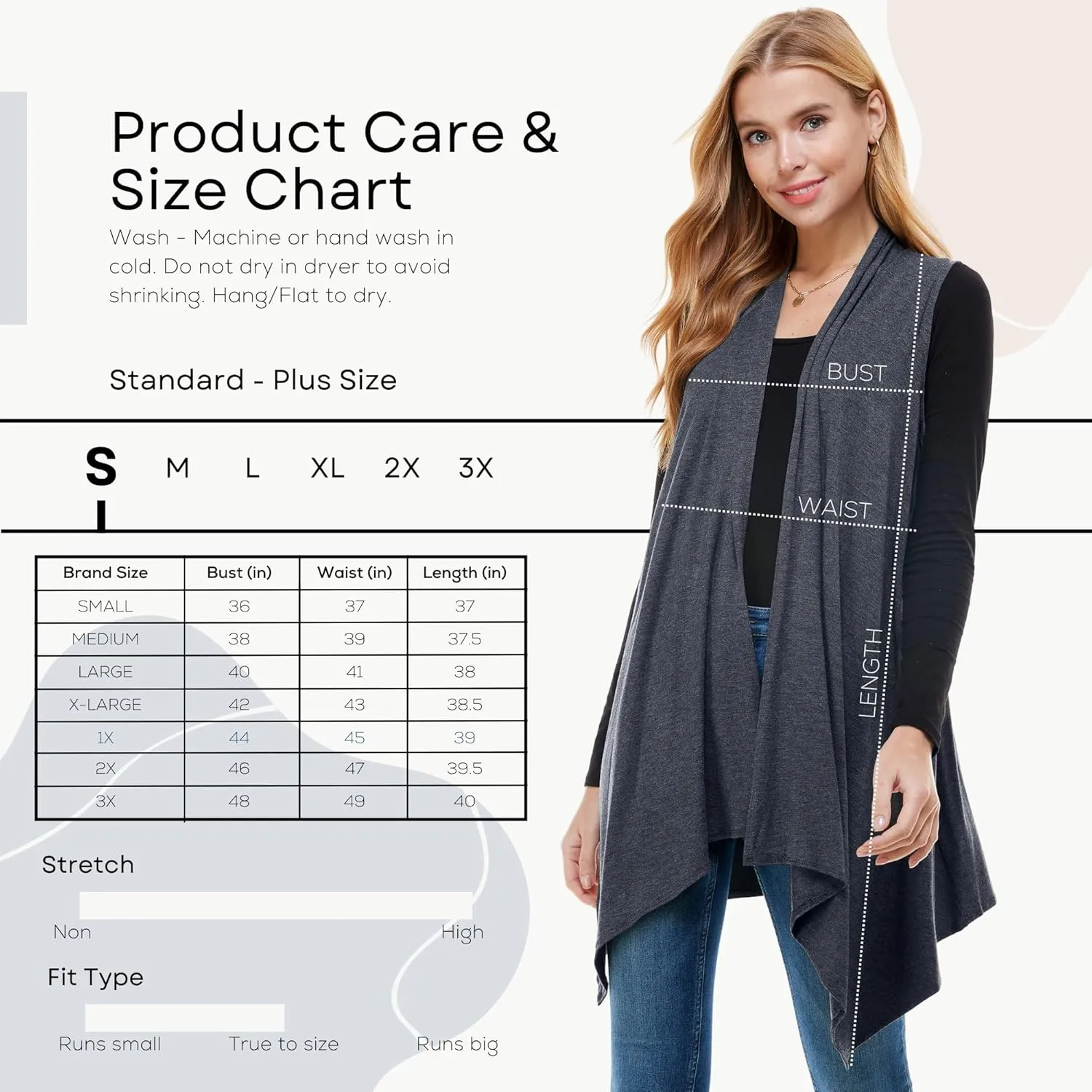Azules 3 Pack Sleeveless Cardigan Vest for Women - Stylish Casual Womens Cardigans for Every Occasion