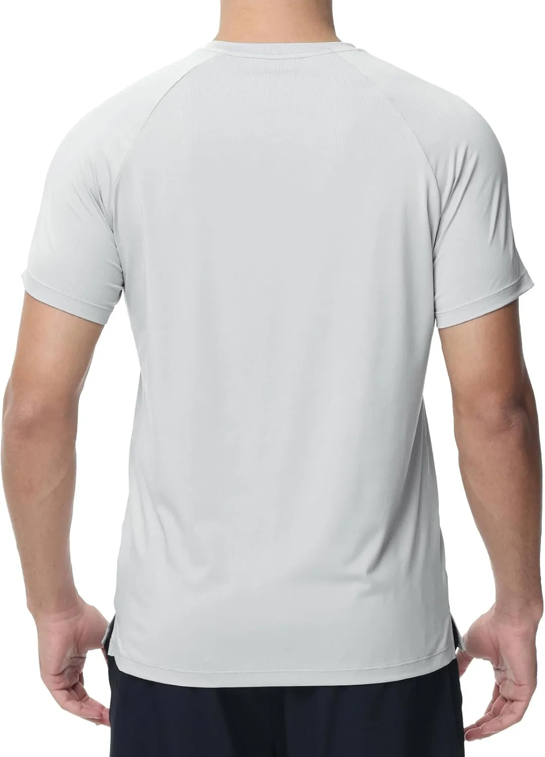 baleaf Men's Running Shirts Short Sleeve Quick Dry Workout Tops Athletic Sun Protection T-Shirt UPF 50  Moisture Wicking