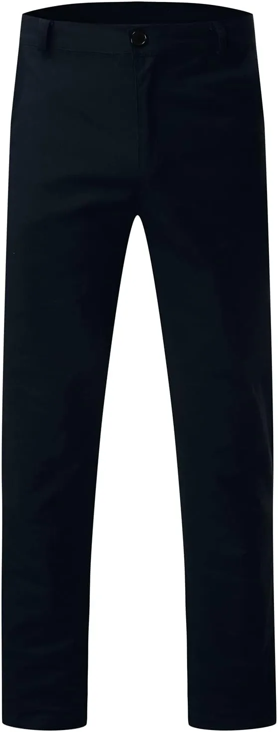 Cargo Pants for Men, Slim Fit Full Length Trousers, Casual Solid Mid Waist Pocket Fashion Workout Pants Streetwear