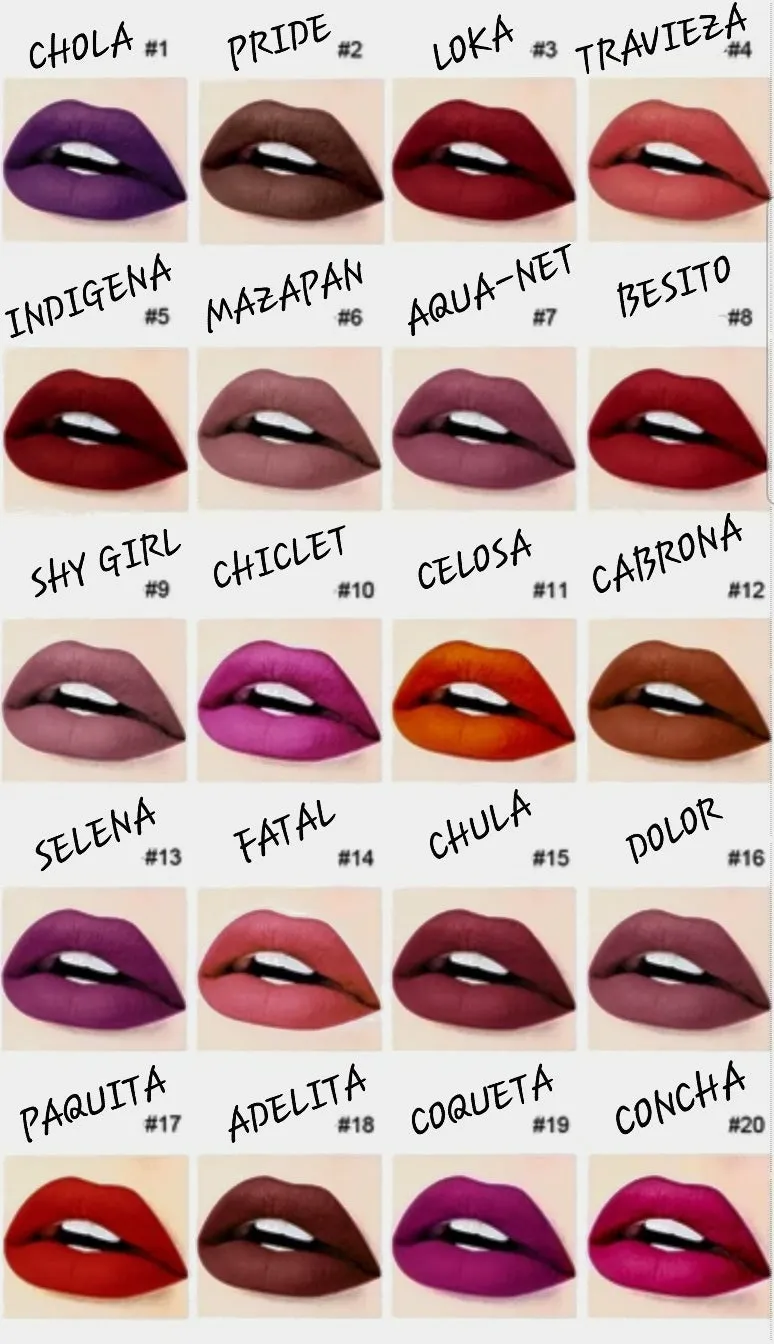 Chola Ink Matte Lipstick #17 - PAQUITA