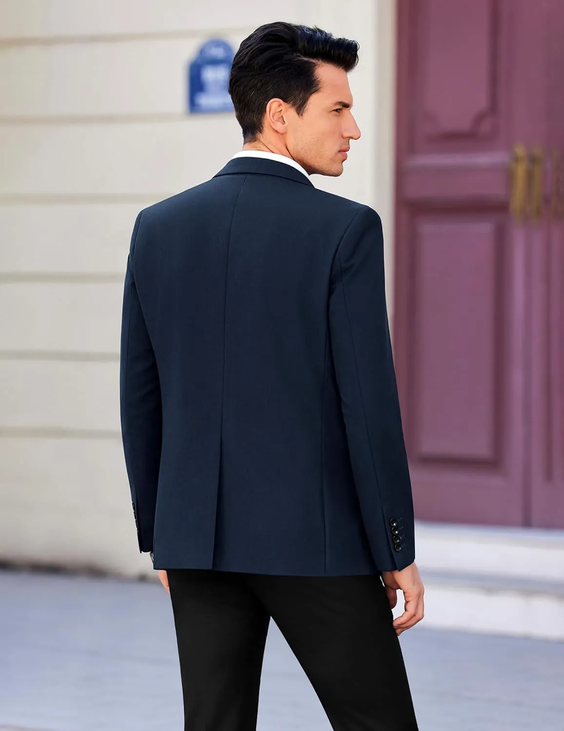 COOFANDY Mens Casual Sport Coat Slim Fit Lightweight Blazers Jacket Two Button Business Suit Jackets