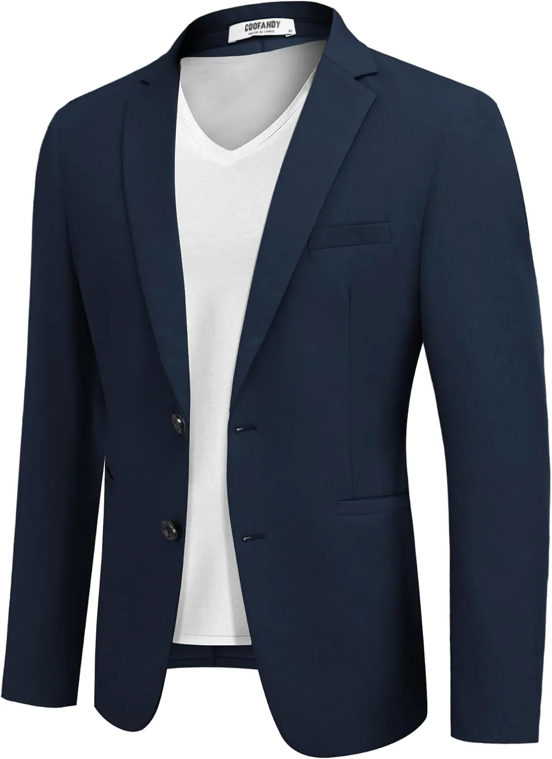 COOFANDY Mens Casual Sport Coat Slim Fit Lightweight Blazers Jacket Two Button Business Suit Jackets