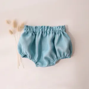 Duck Egg Blue Linen Bloomers