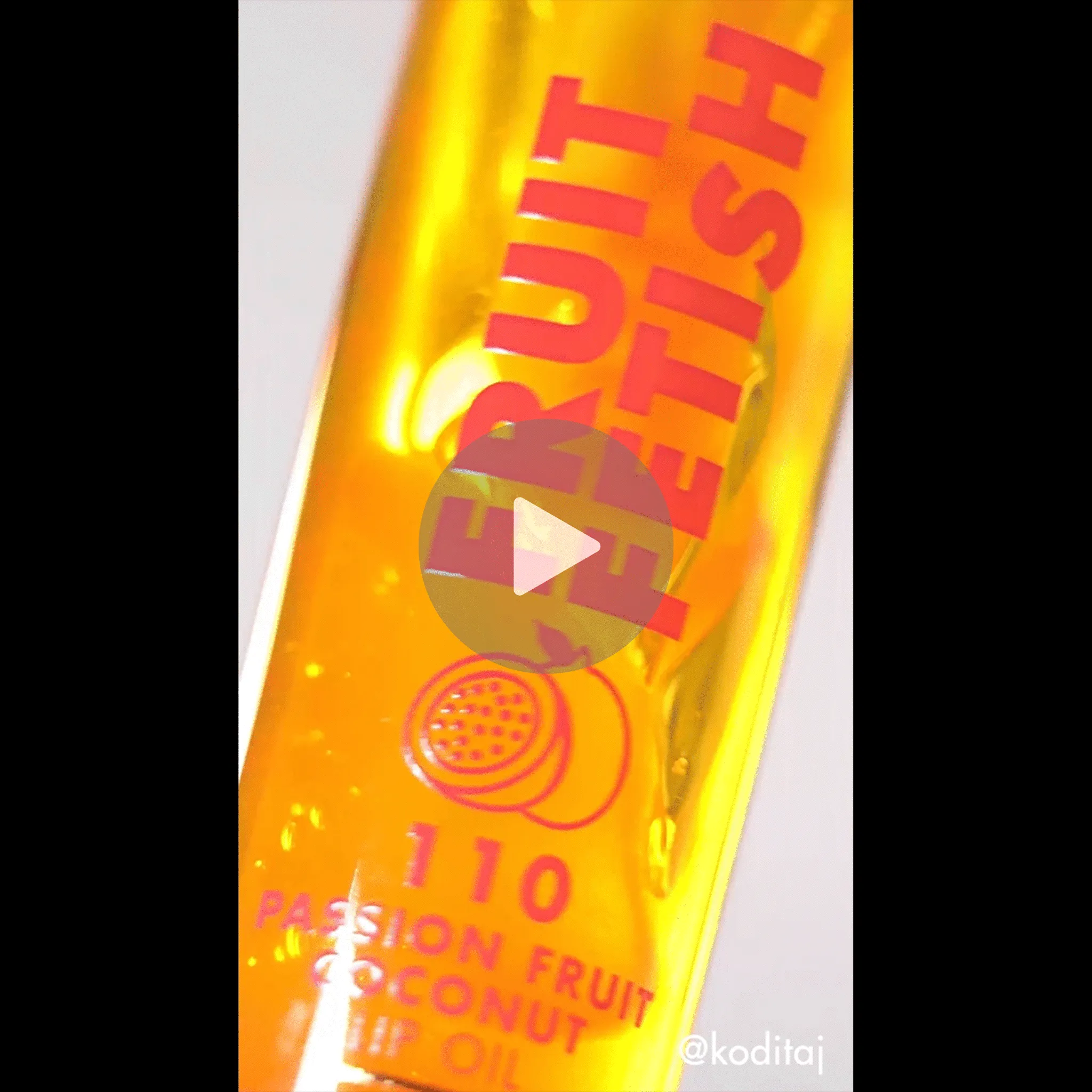 Fruit Fetish Lip Oils - Passionfruit Coconut