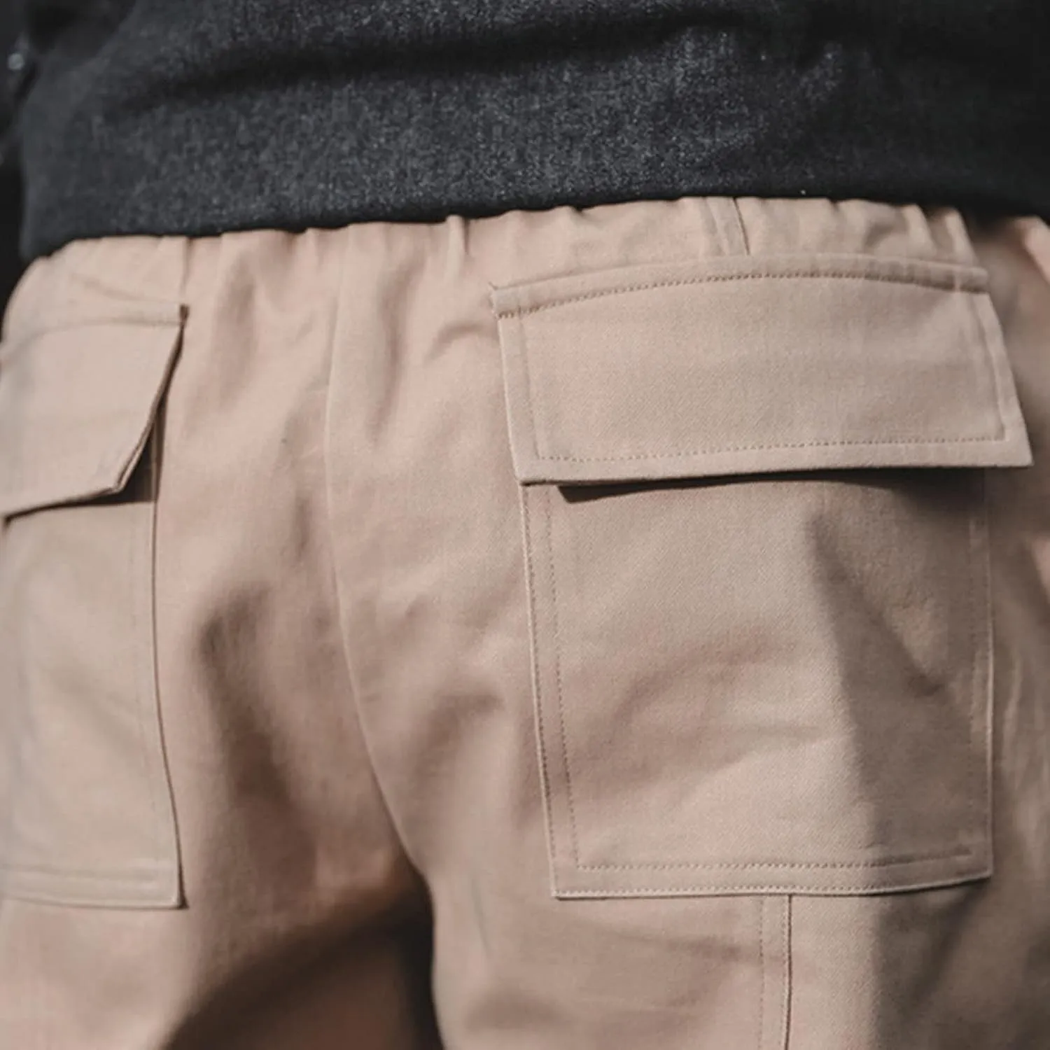 GIERIDUC Mens Hiking Cargo Pants Casual Workout Joggers Lightweight Gym Sweatpants Elastic Waist Athletic Pants with Pockets