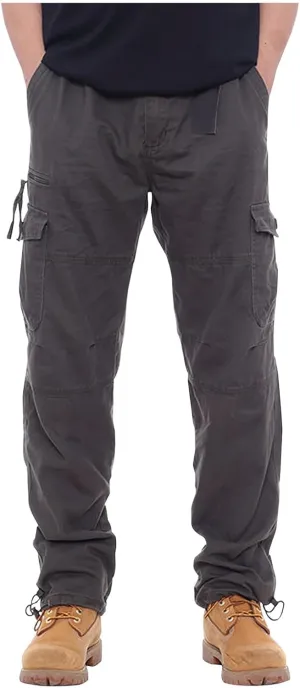 GOFULY Cargo Pants for Men Big and Tall Stretch Casual Sweatpants Pockets Big and Tall Pants Slim Fit Tactical Pants 2024