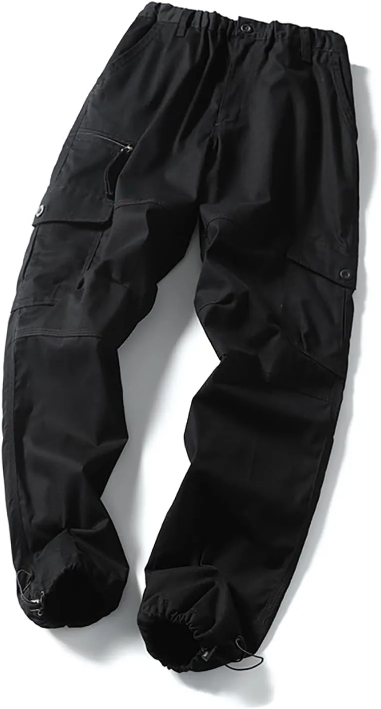 GOFULY Cargo Pants for Men Big and Tall Stretch Casual Sweatpants Pockets Big and Tall Pants Slim Fit Tactical Pants 2024