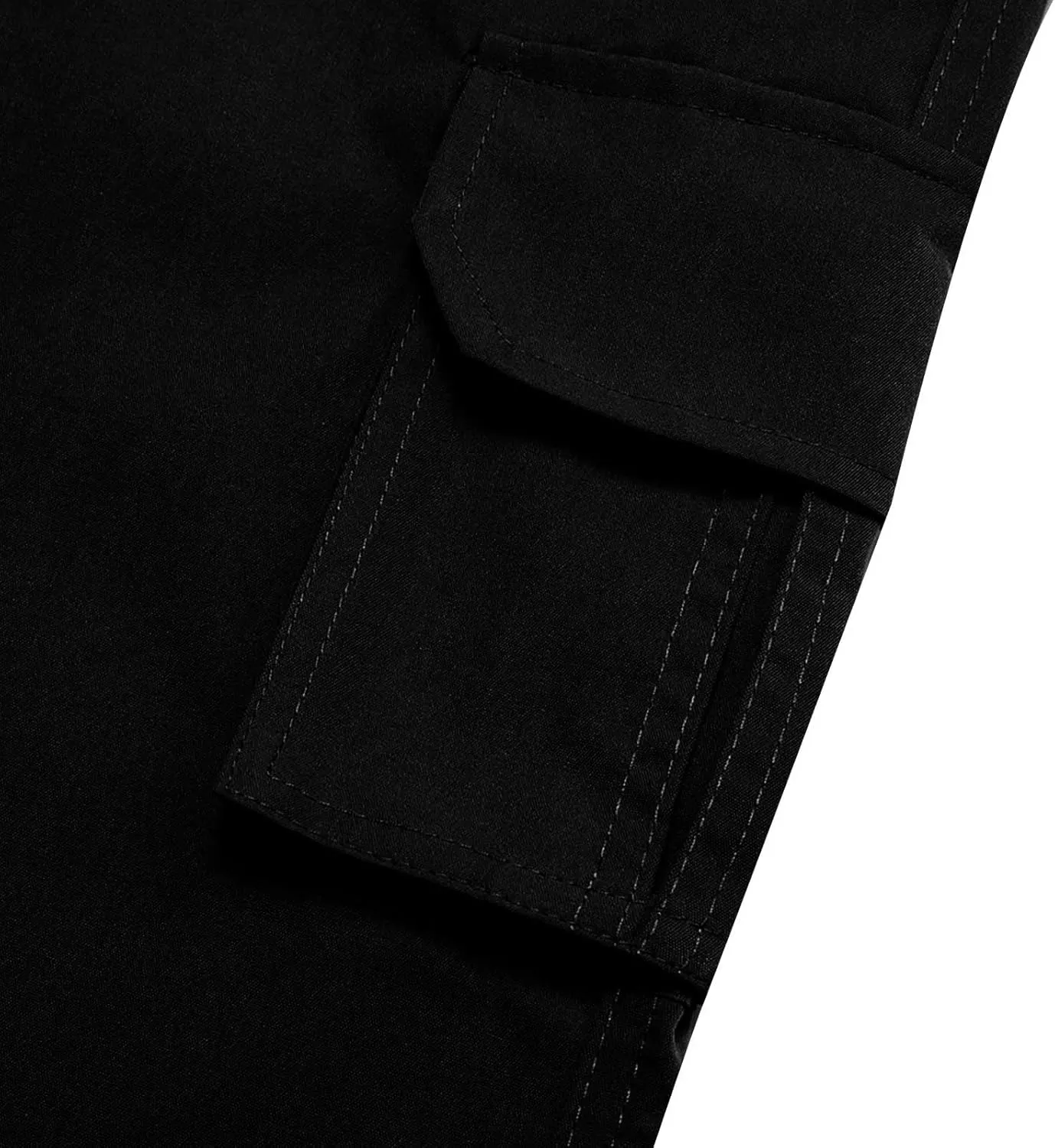Golf Pants Men Tapered Leg Casual Hiking Pants Workout Joggers Stretch Outdoor Twill Track Sweatpants Multi Pockets