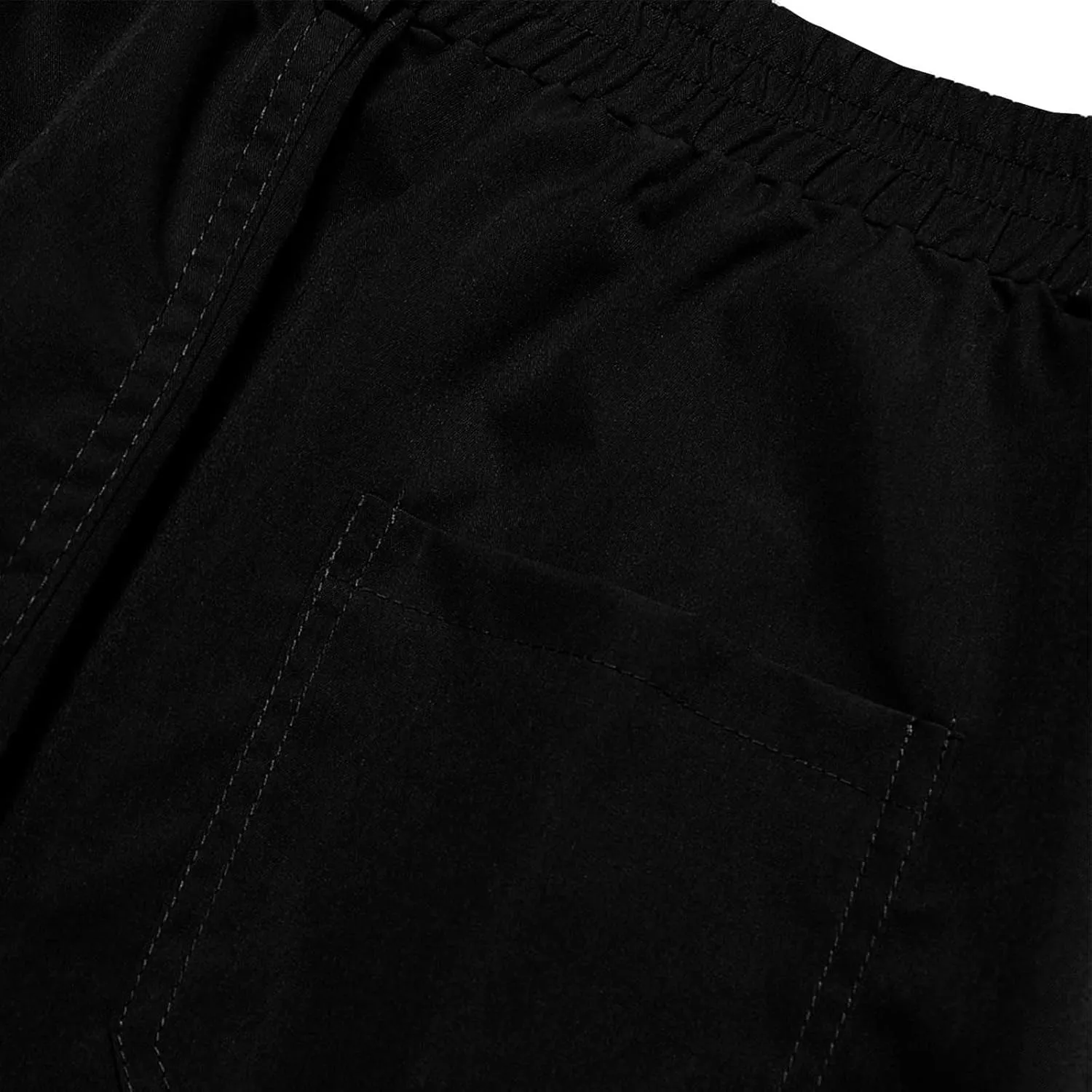 Golf Pants Men Tapered Leg Casual Hiking Pants Workout Joggers Stretch Outdoor Twill Track Sweatpants Multi Pockets