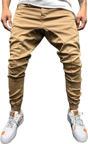 Hiking Pants Men Baggy Cargo Work Pants Cargo Overalls for Men Men's Flex Waist Outdoor Cargo Pant 30 X 34 Men's
