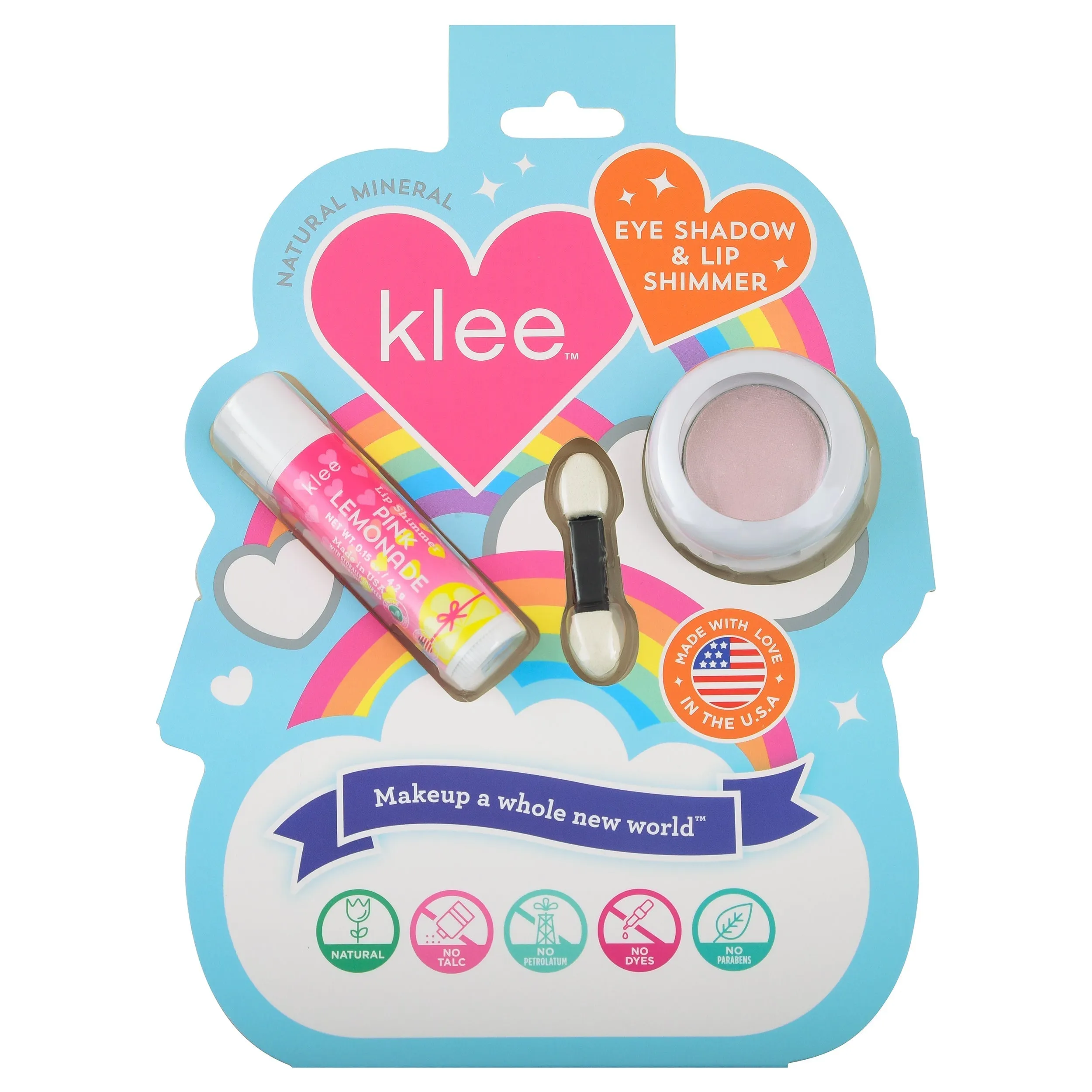 Klee Primrose Shimmer Mineral Eye Shadow & Lip Shimmer Duo