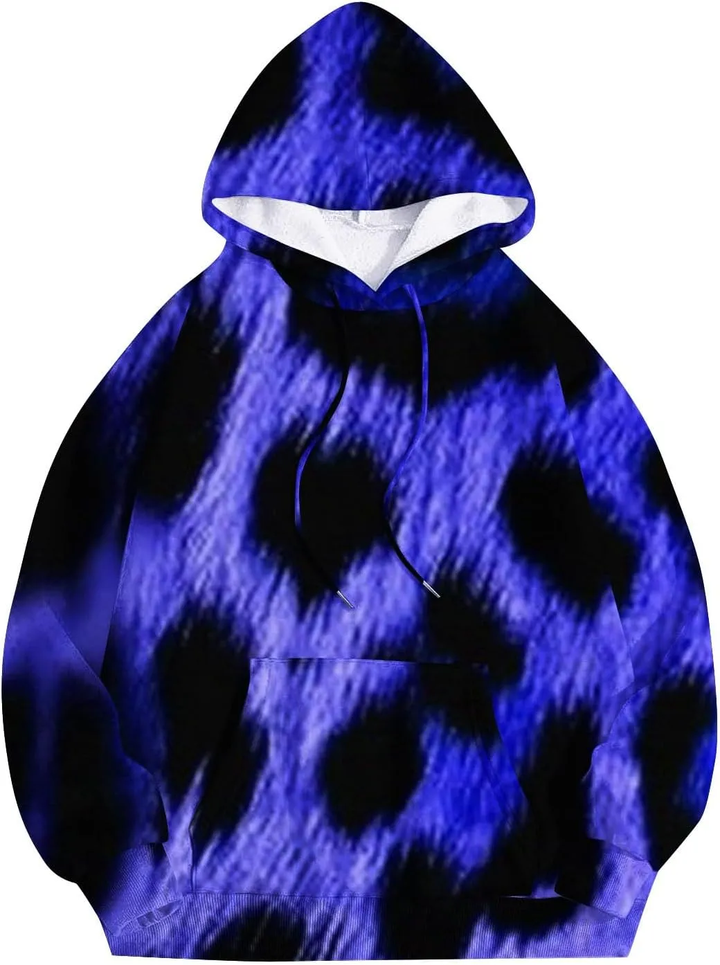 Leopard Sweatshirt for Women Fall Fashion 2024 Oversized Leopard Print Top Oversized Long Sleeve Crew