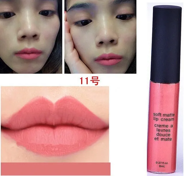 Liquid Matte Lipsticks Long Lasting Waterproof Matt Black Lipstick 12 Colors Velvet Selena Lipstick Matte Lip Makeup Lip Gloss