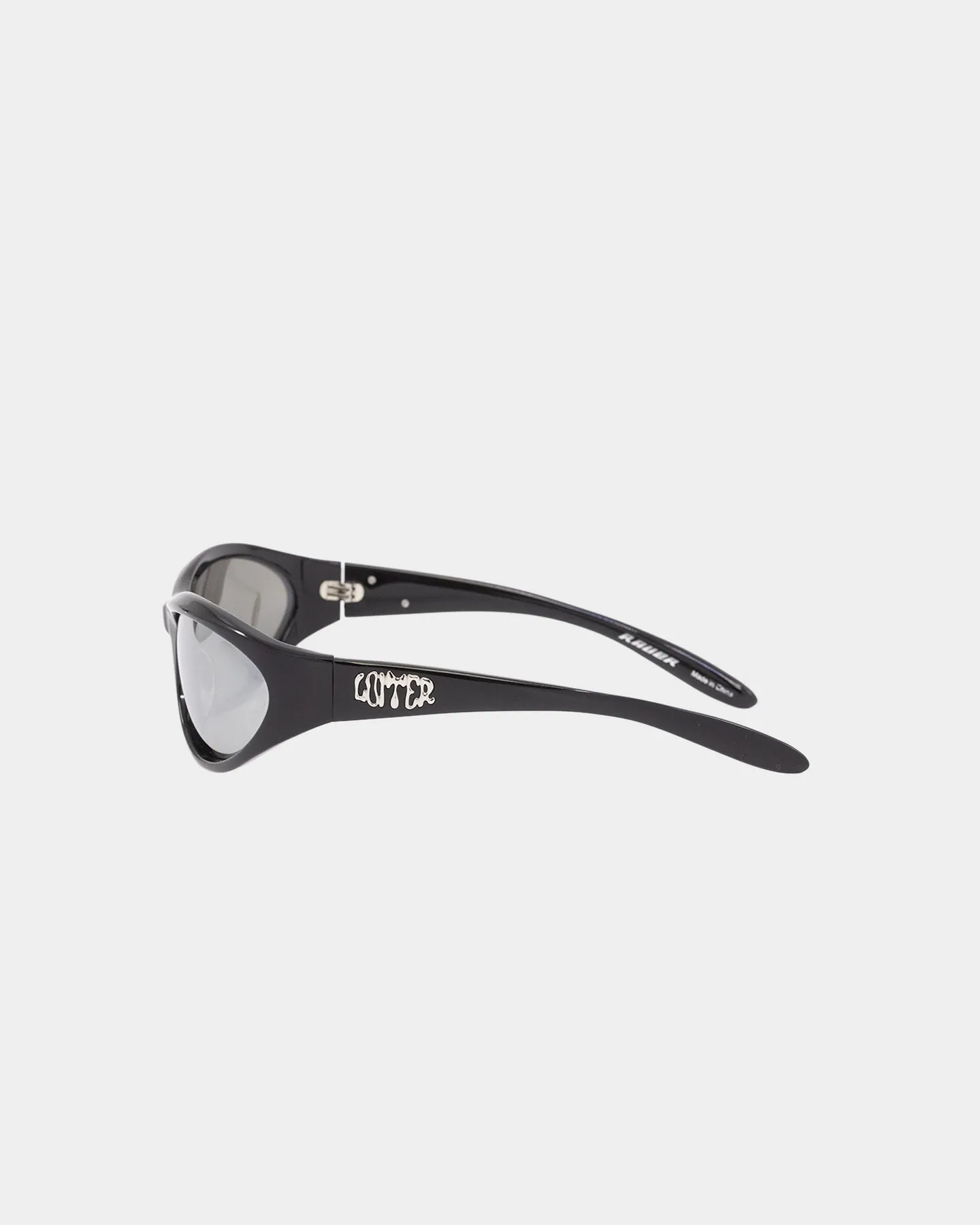 Loiter X Nuqe Raver Sunglasses Black/Silver