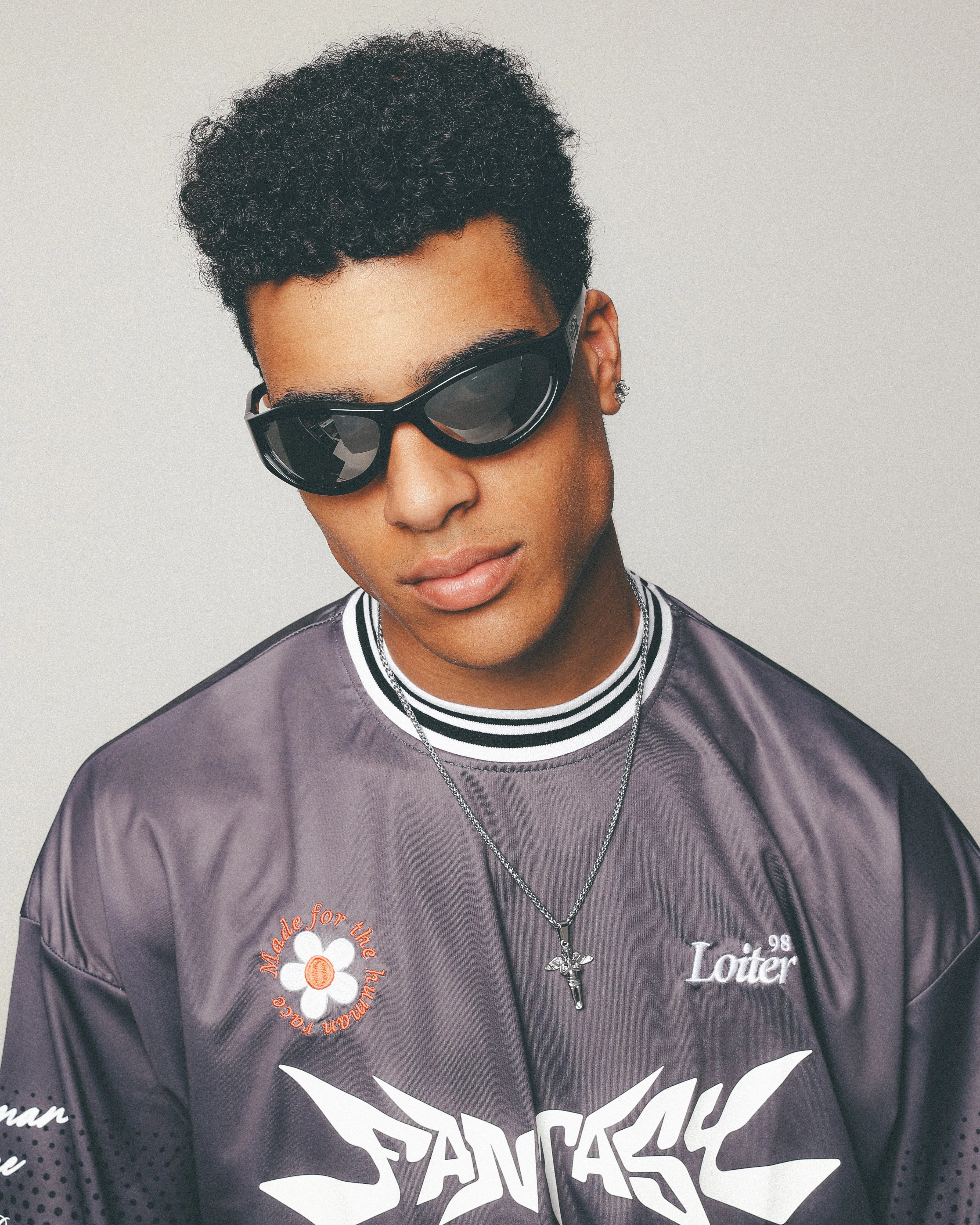Loiter X Nuqe Raver Sunglasses Black/Silver