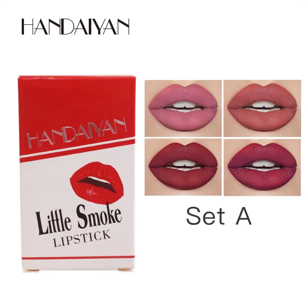 Matte lipstick set velvet long-lasting