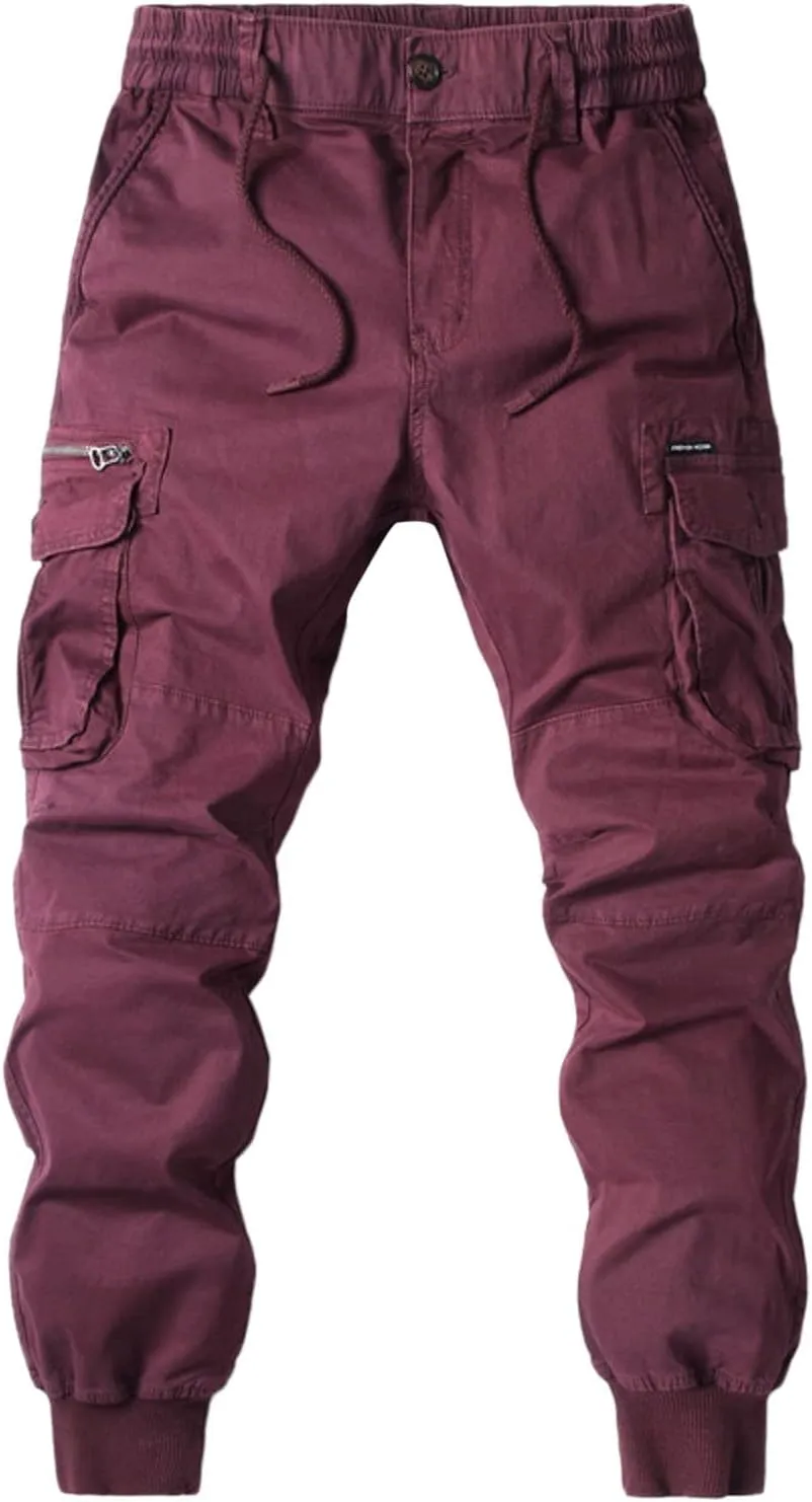 Mens Cargo Pants with Pockets Men's Wild Cargo Pants Casual Joggers Sweatpants Outdoor Waterproof Hiking Work Pants