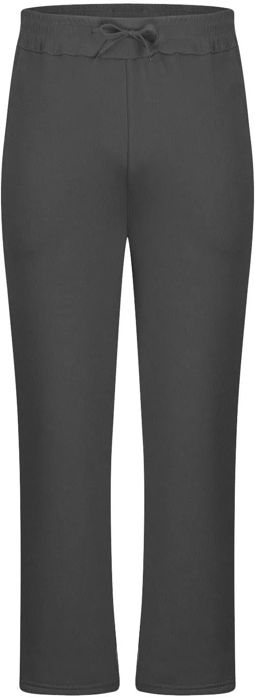 Mens Casual Baggy Sweatpants Elastic Drawstring Waist Loose Workout Pant Jogger Outdoor Hiking Pants with Pockets