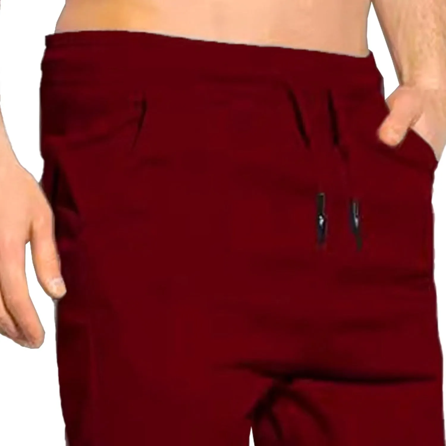 Men's Casual Classic Tactical Pants Slim Fit Soft Twill Pockets Jogger Comfort Hiking Cotton Sweatpants