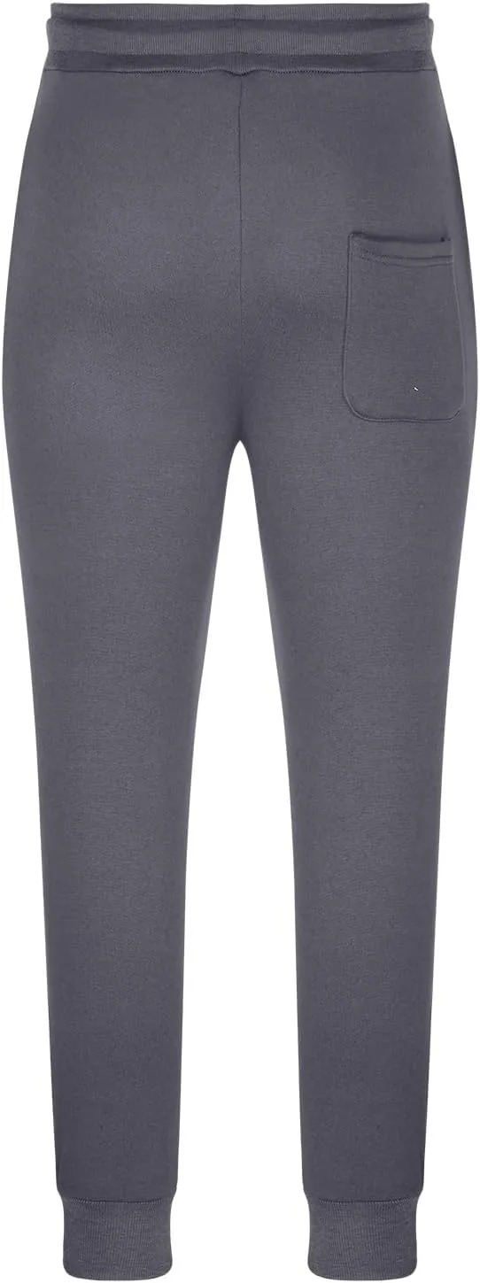 Mens Casual Pants Drawstring Elastic Waist Sports Sweatpants Cotton Solid Loose Trousers Classic-Fit Long Pant