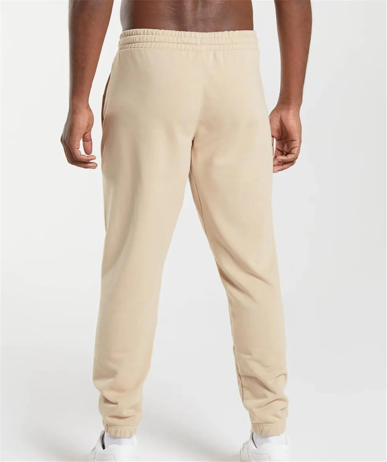 Men's High Waist Fleece Joggers Sweatpants Drawstring Track Pants with Pockets for Yoga Workout Running Lounge Wear