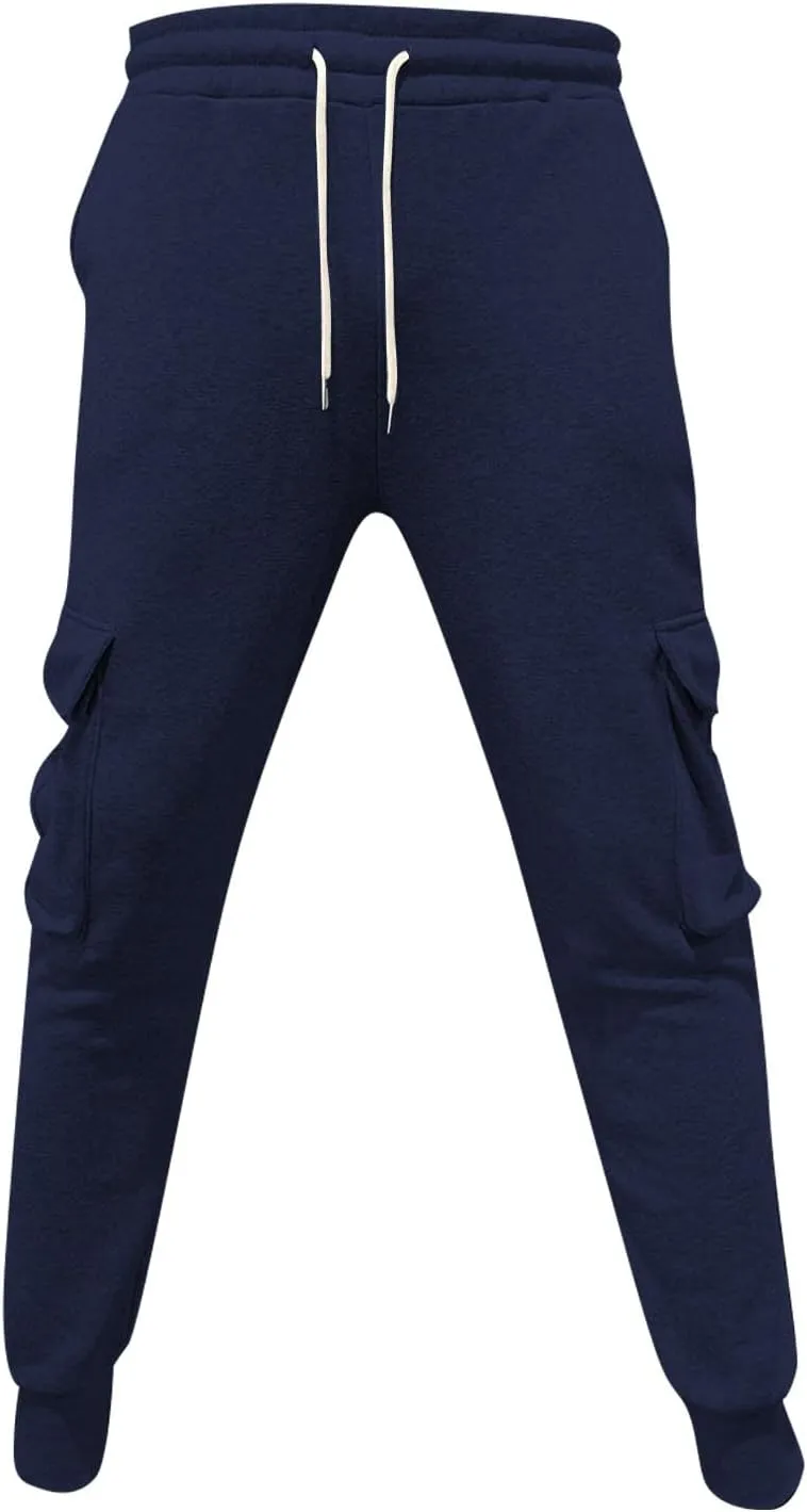 Men's Pants Cargo Work Casual Drawstring Waist Joggers Lightweight Breathable Active Athletic Fishing Hiking Pants