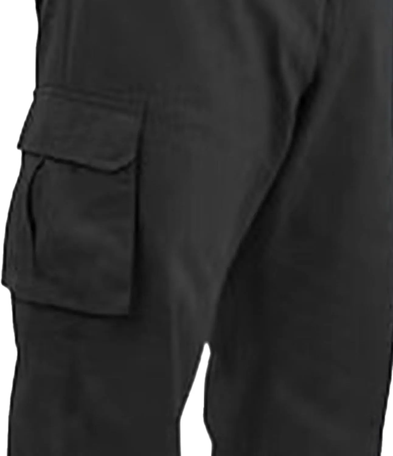 Men's Straight Flex Cargo Pant Trendy Slim Fit Work Pockets Trousers Casual Vintage Paratrooper Slack