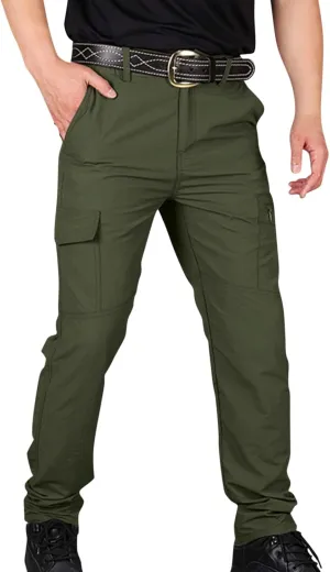 Men's Work Pants Construction Tactic Hiking Waterproof Mencomfy Cargo Pants Carpenter Trousers with Pockets
