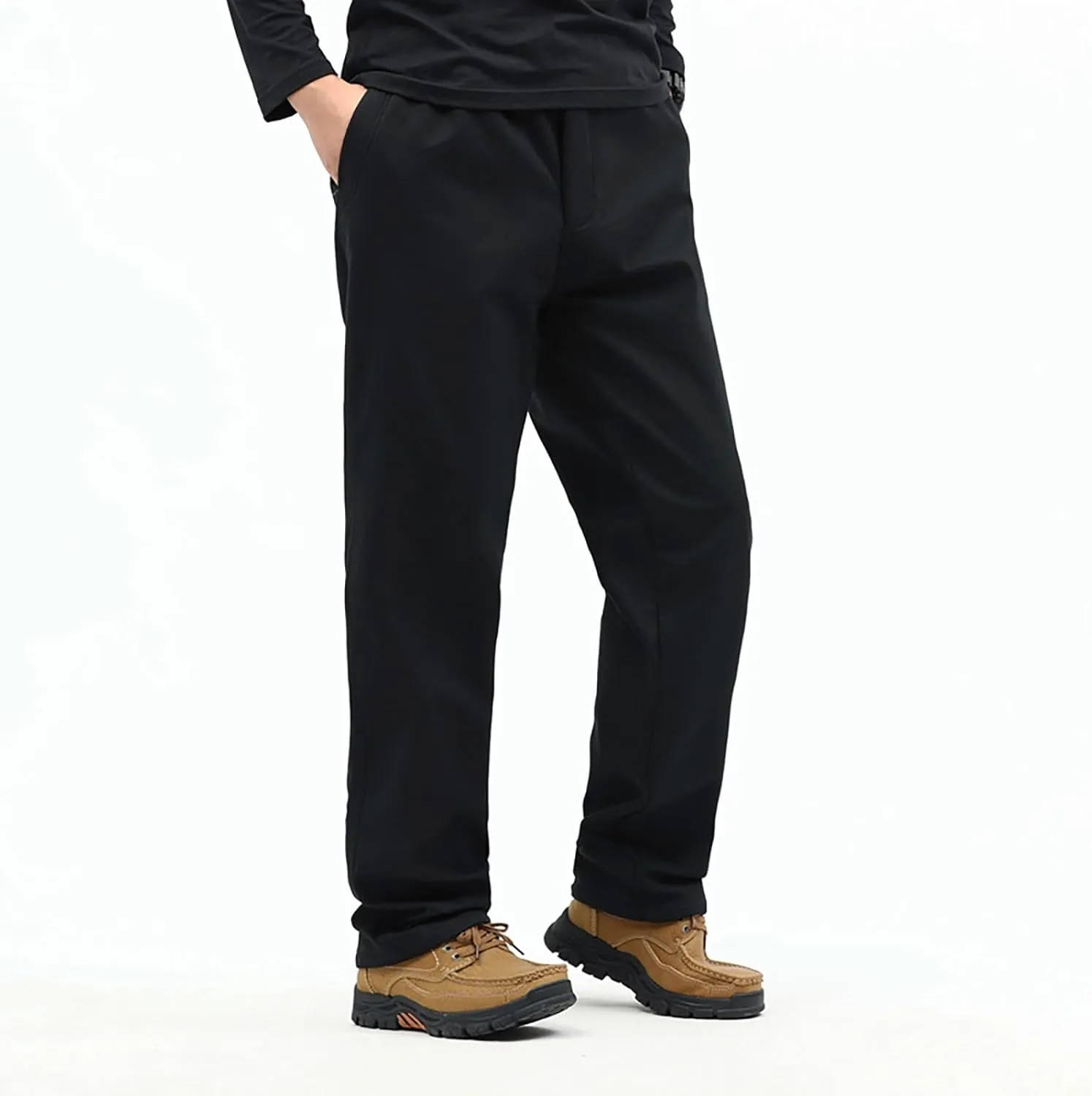 MIDOO Tactical Pants for Men Stretch Casual Drawstring Waist Joggers Lightweight Breathable Active Fishing Hiking Pants