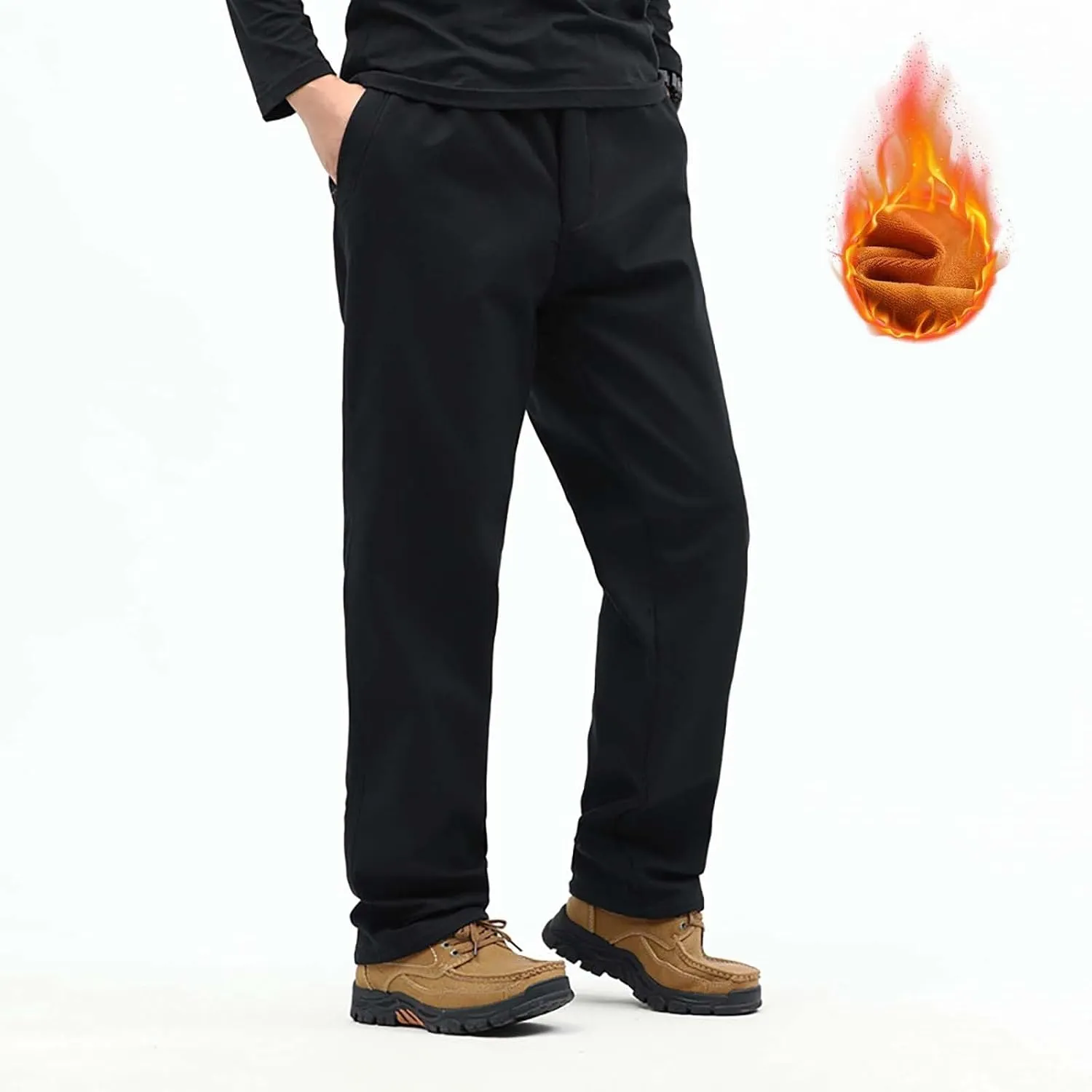 MIDOO Tactical Pants for Men Stretch Casual Drawstring Waist Joggers Lightweight Breathable Active Fishing Hiking Pants