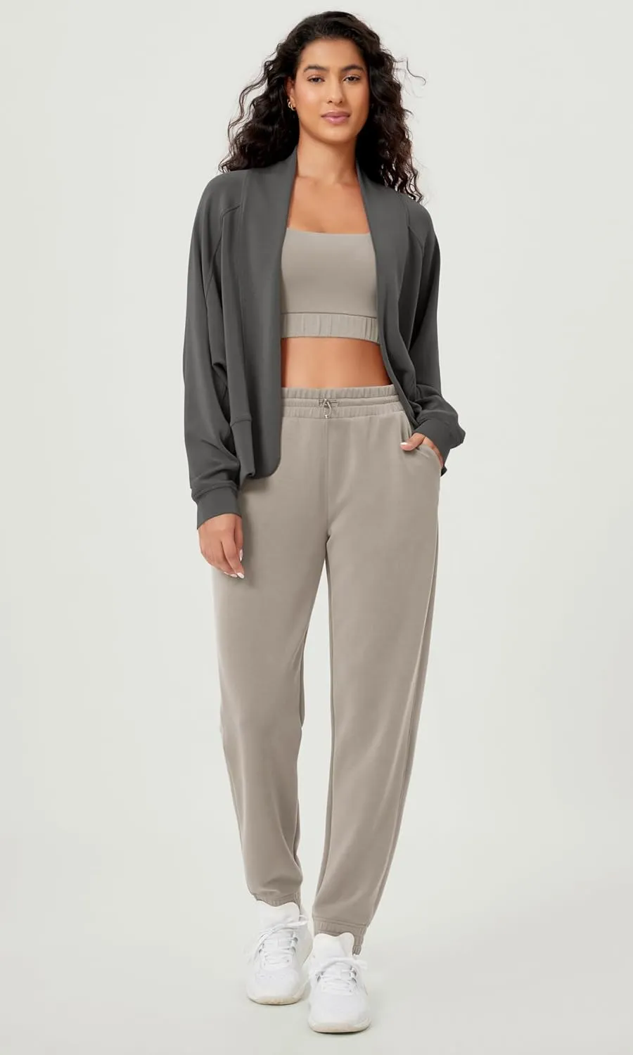 ODODOS Women's Modal Soft Open Front Cardigans Long Sleeve Casual Wrap Outwear
