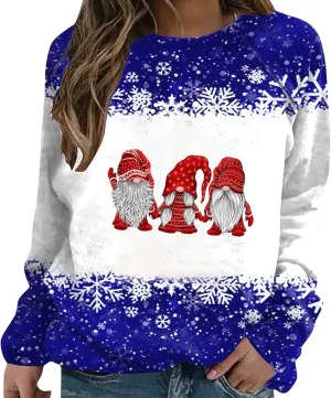 Oversized Hoodies For Women Long Sleeve Christmas Printed Sweatshirt Women'S Novelty Hoodiees Merry Sweatshirt Women