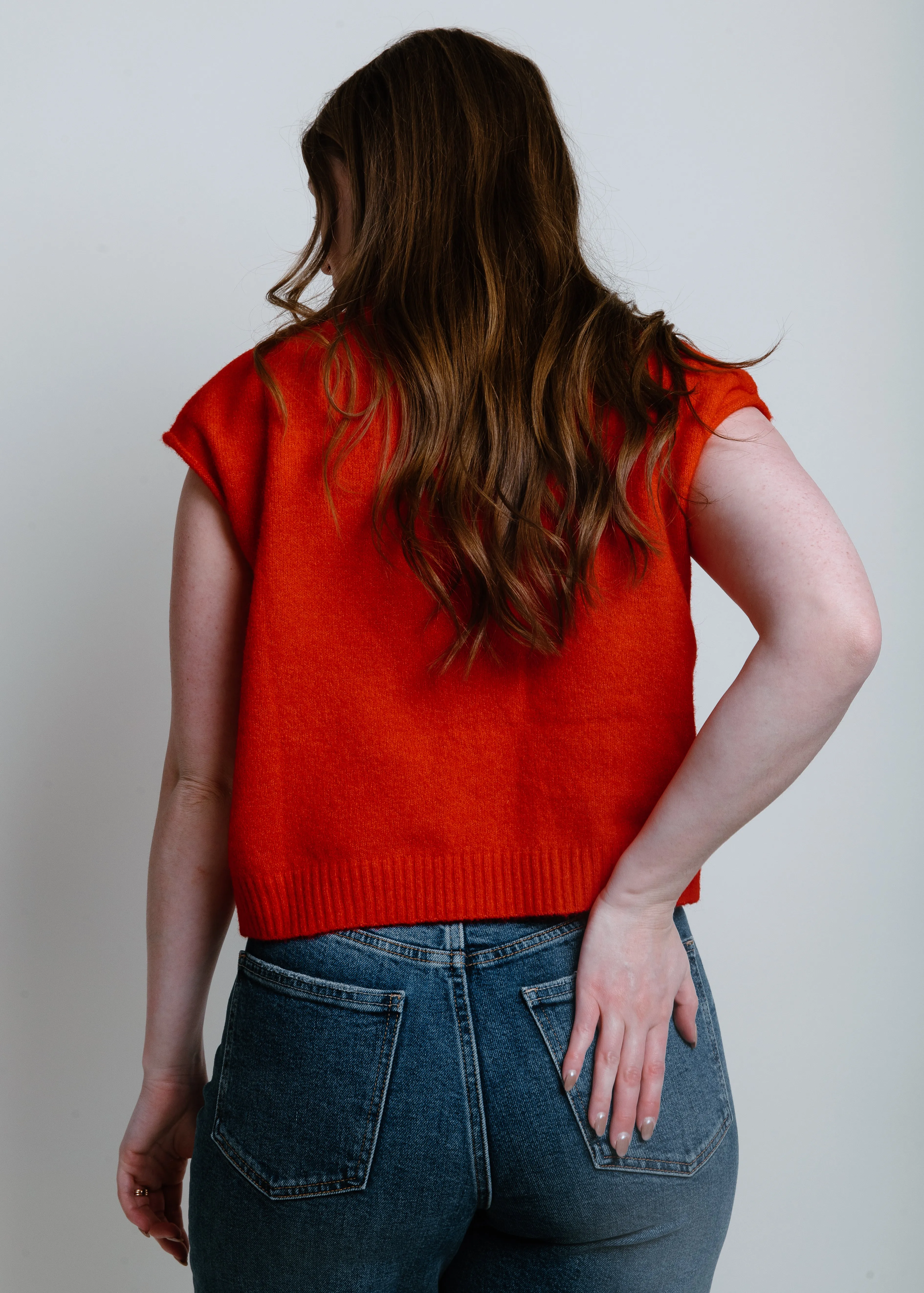 Setting Sail Sweater Vest - Red