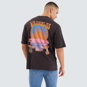 Setting Sun Baggy Tee Black
