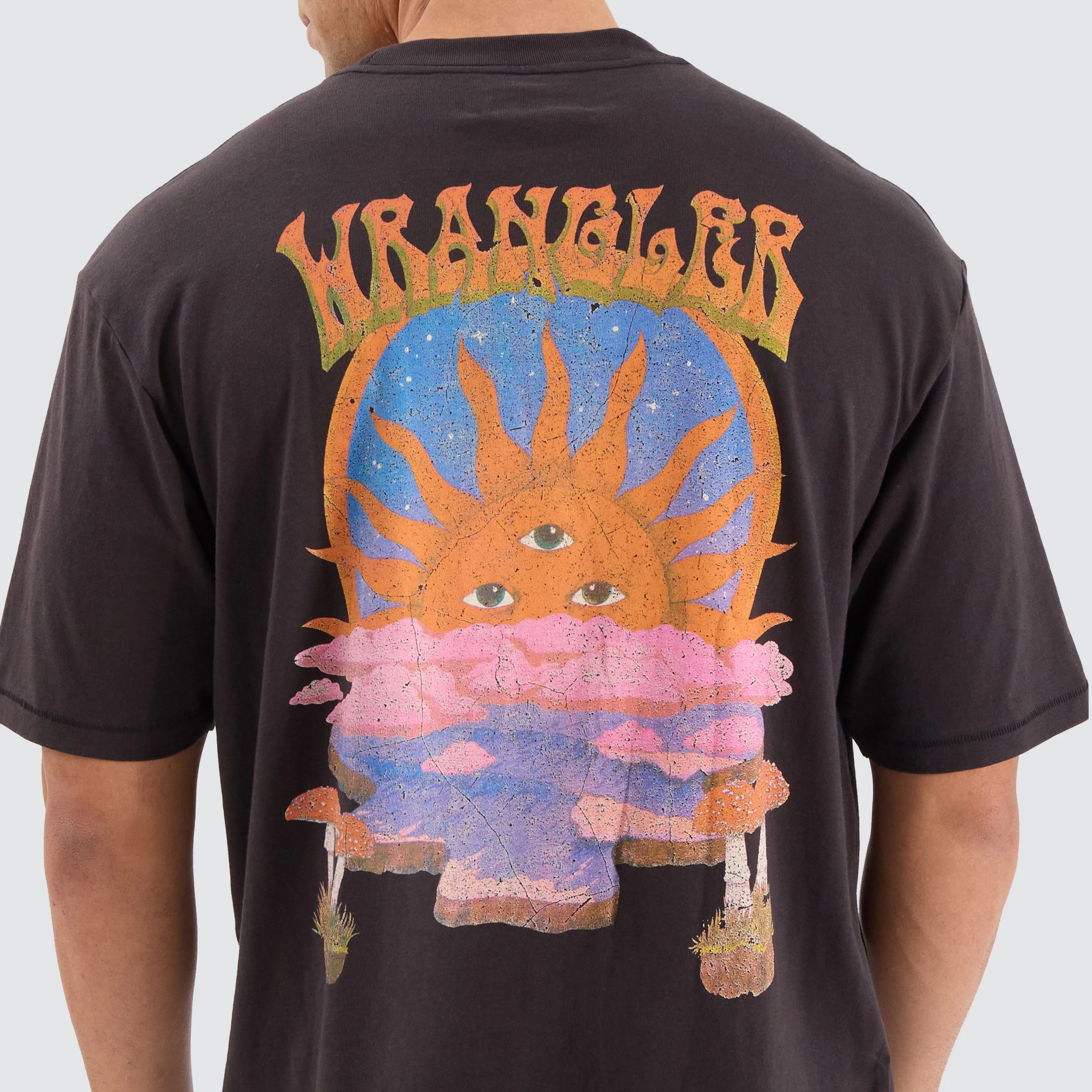 Setting Sun Baggy Tee Black