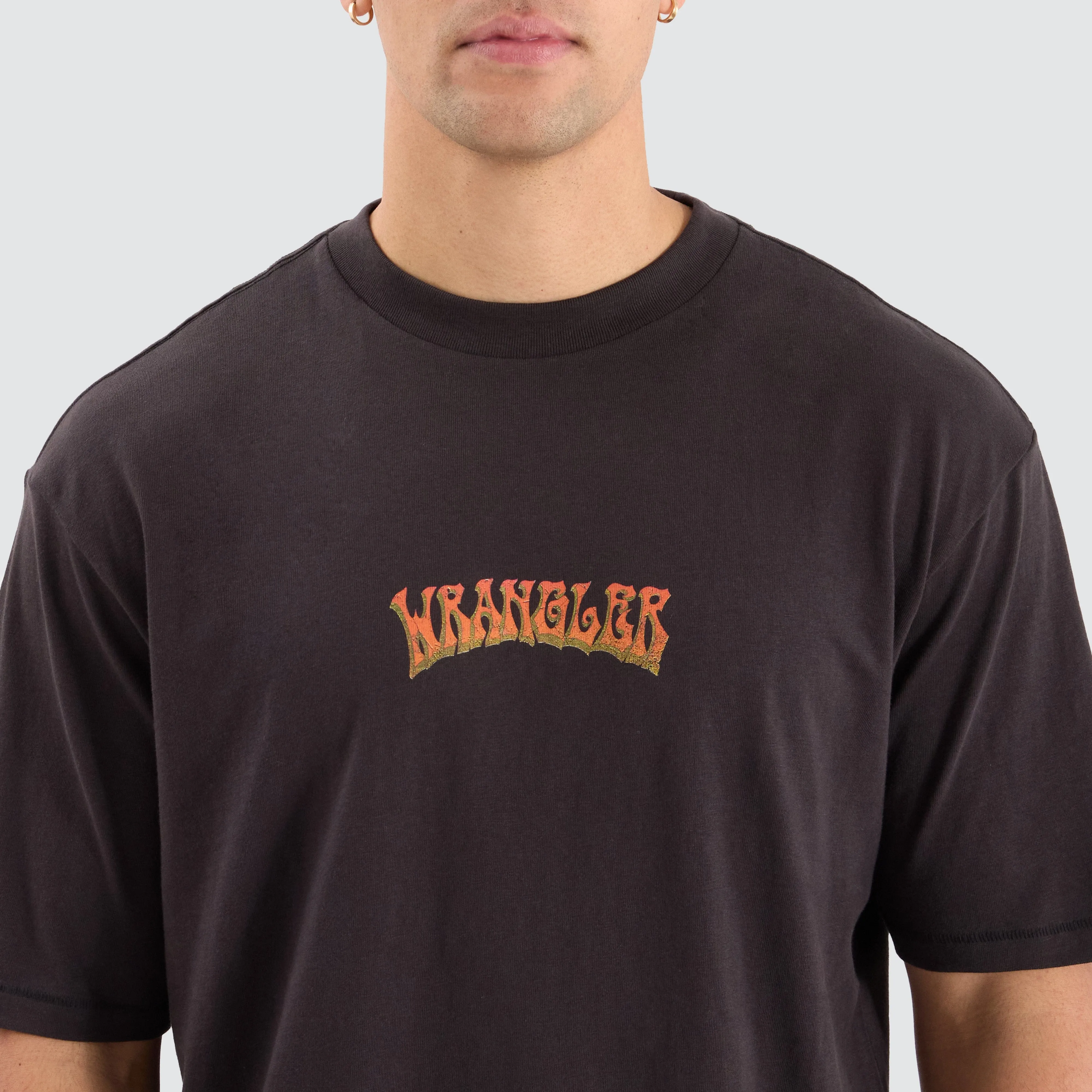 Setting Sun Baggy Tee Black
