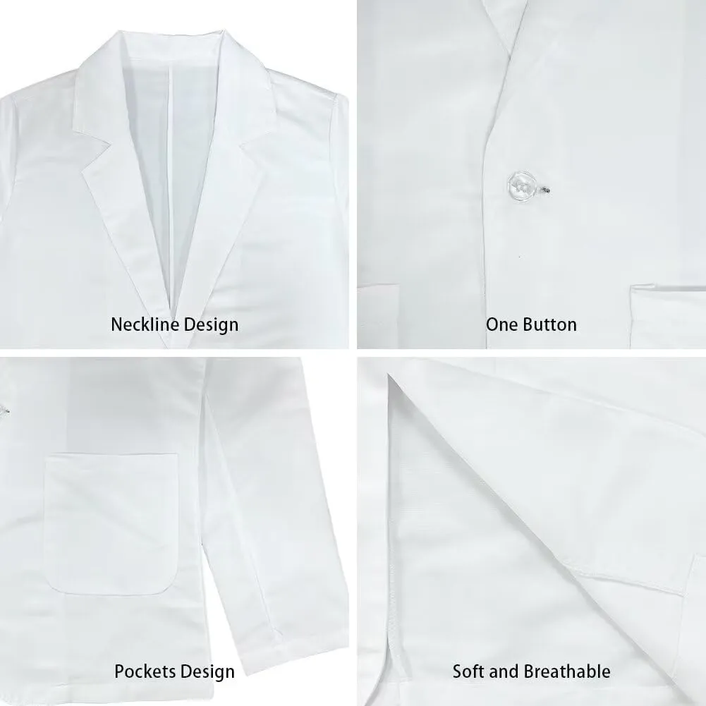Sprowallow Men's Casual One Button Blazers Lightweight Jacket Sports Coat with Pockets Fit Business Suit