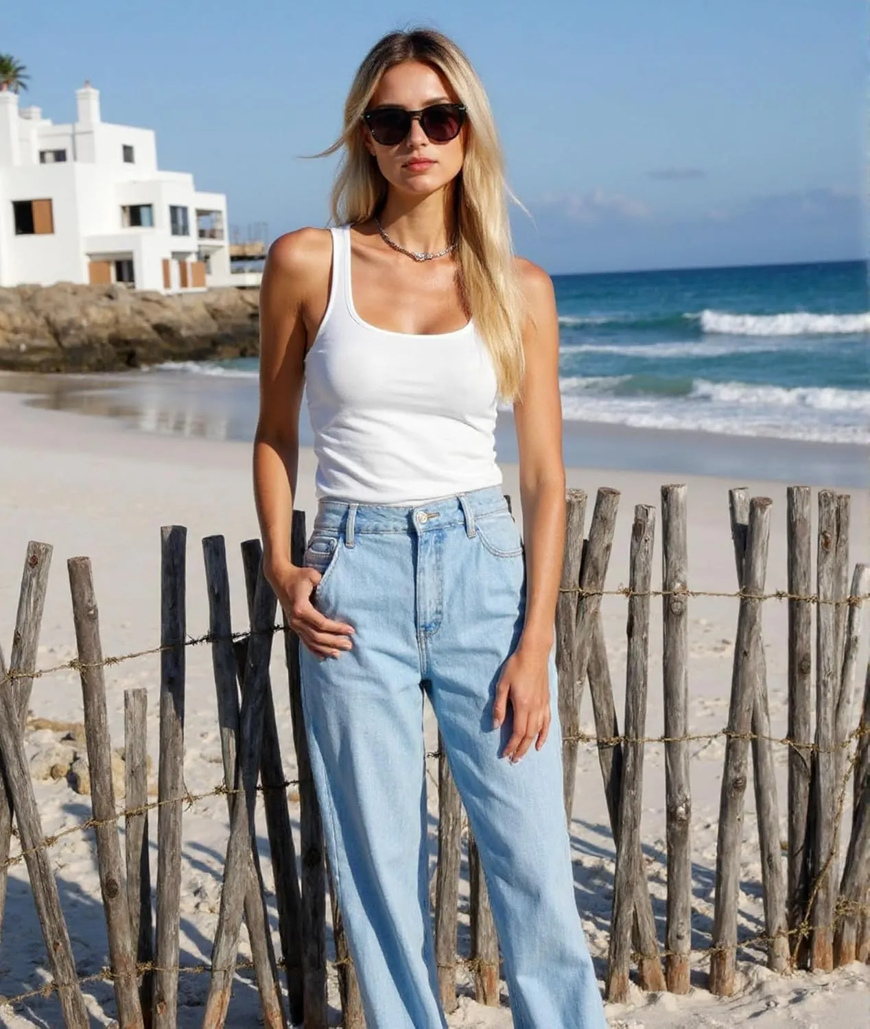Tank Top for Women Cropped Camisole Ribbed Cami Sleeveless Shirts Summer Basic