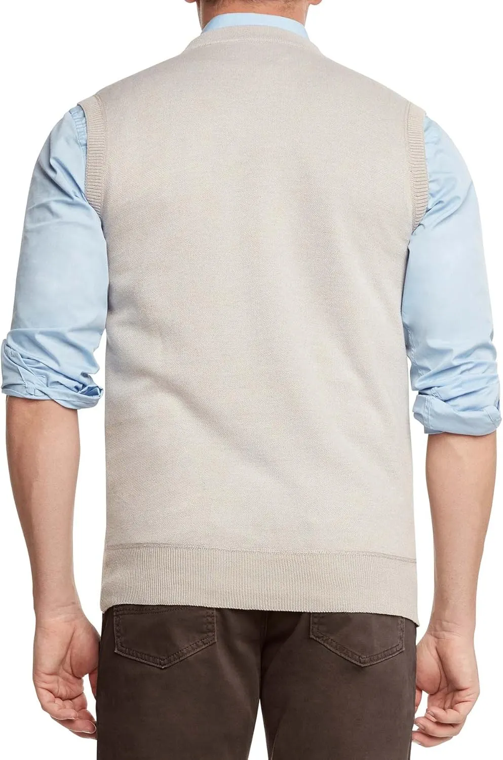 True Rock Men's Argyle V-Neck Sweater Vest