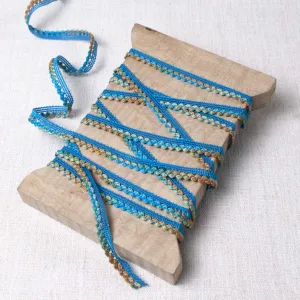 Turquoise and Terracotta Variegated Edging