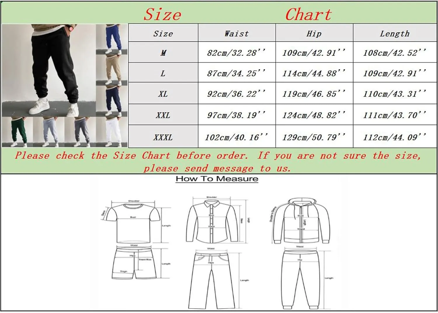 Vickyleb Cargo Pants for Men Joggers,Men's Slim Fit Fleece Pants Winter Big and Tall Baggy Jogger Sweatpants