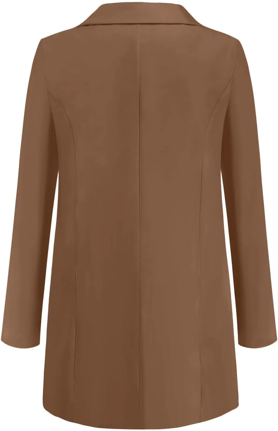 Womens Casual Dressy Blazers Jacket,Fashion Fall Bussiness Suit Clothe,Long Sleeve Solid Color Suit Without Pockets
