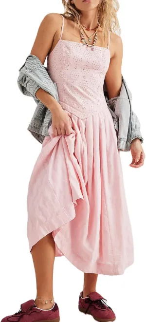 Women's Floral Maxi Beach Dress Summer Hollow Out Eyelet Embroidery Dress Flowy Boho Sundress Backless Long Dresses