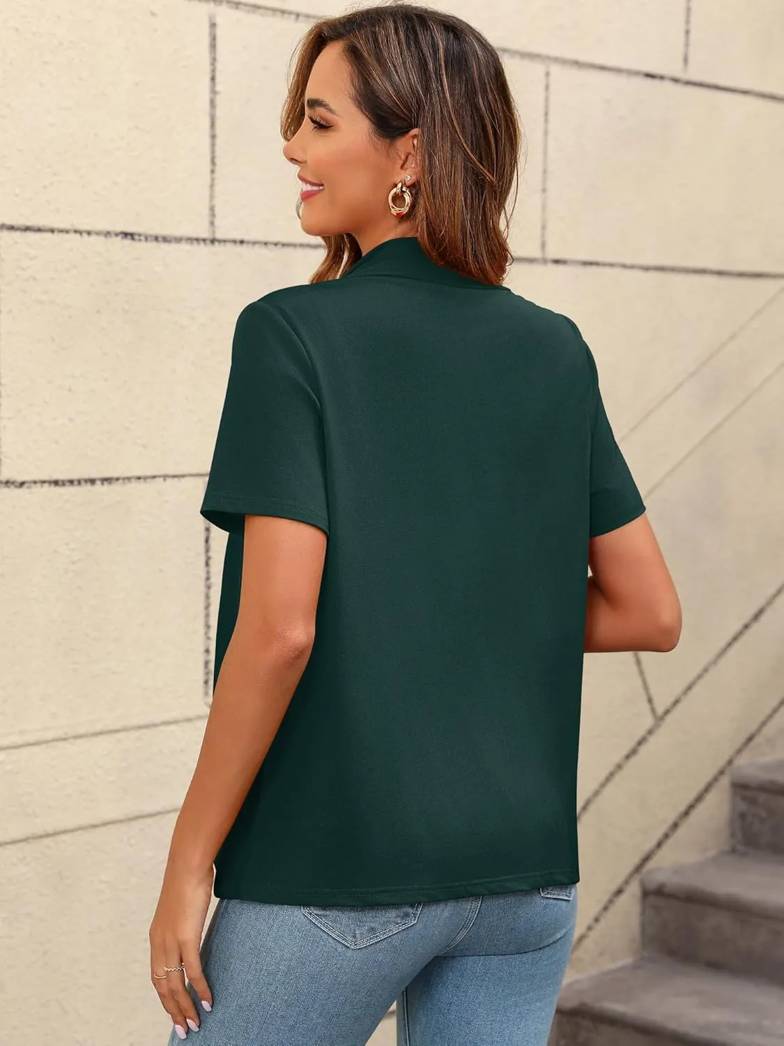 Women's Lightweight Open Front Cardigans Short Sleeve Casual Soft Summer Cardigan With Pockets S-2XL