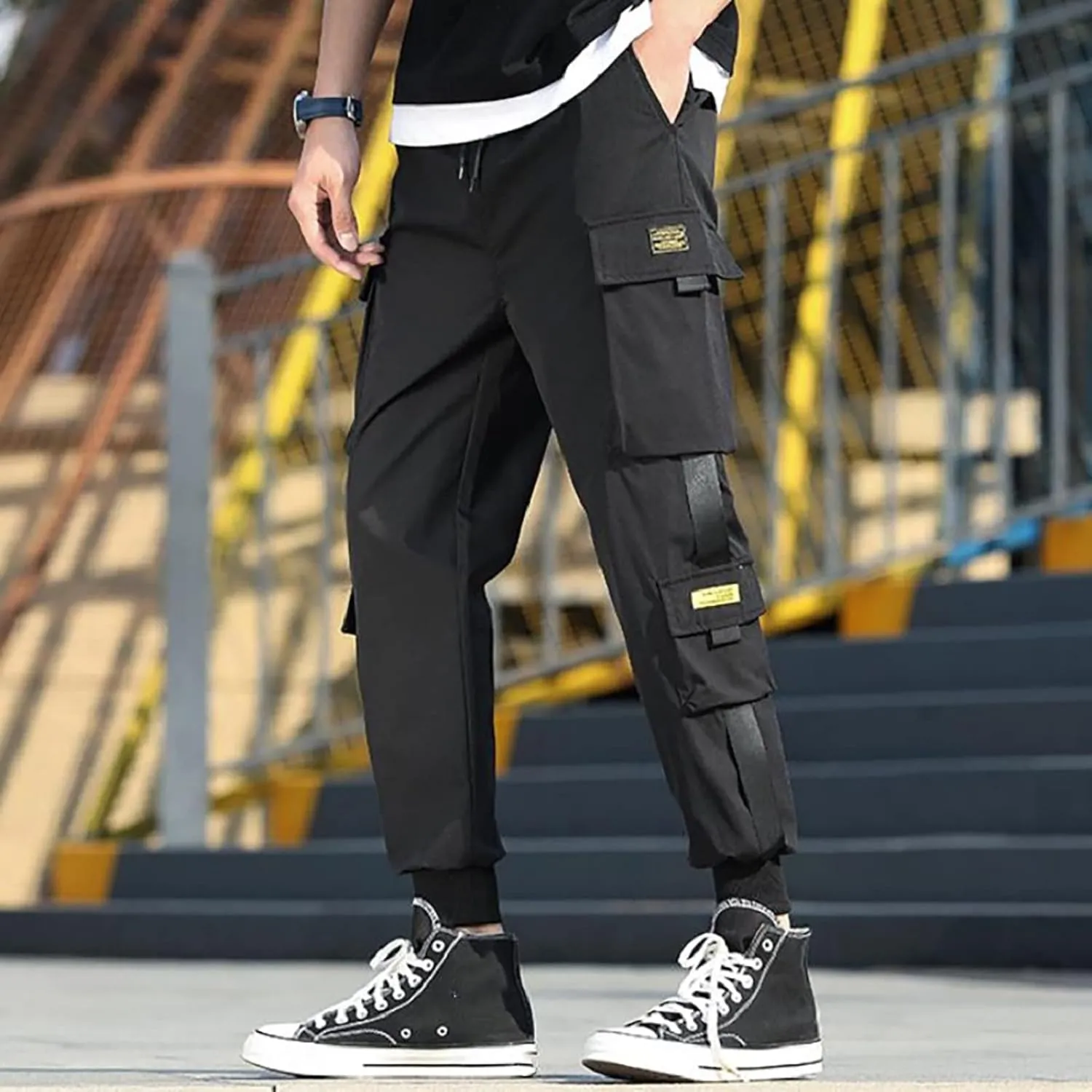 Work Pant for Men Slim Fit Outdoor Hiking Pant Multi Pockets Classic Fit Comfort Utility Cargo Work Pant Regular Fit