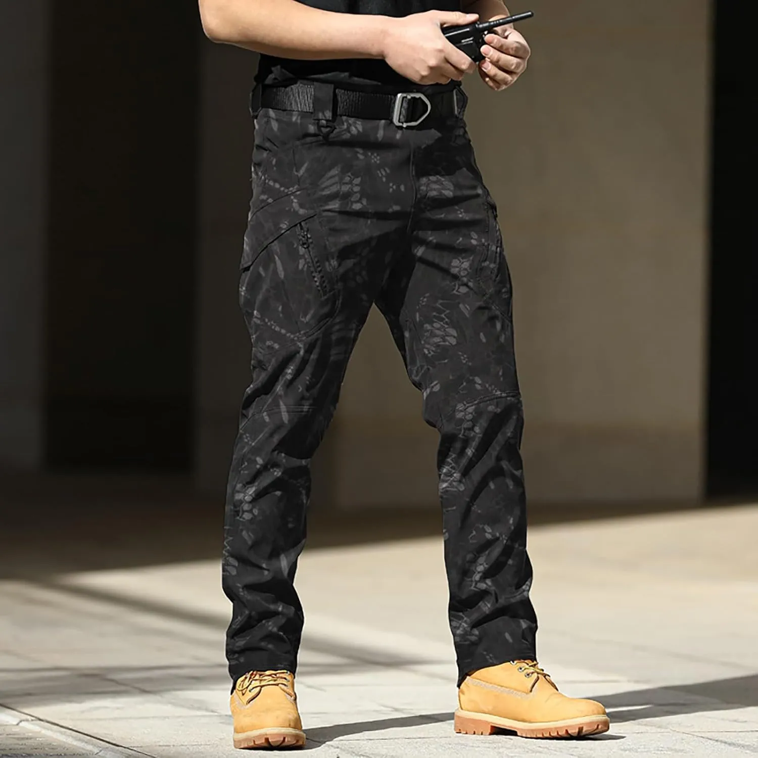 Work Pants for Men Big and Tall Casual Loose Straight Sweatpants Outdoor Lightweight Work Hiking Pants Jogger Tousers