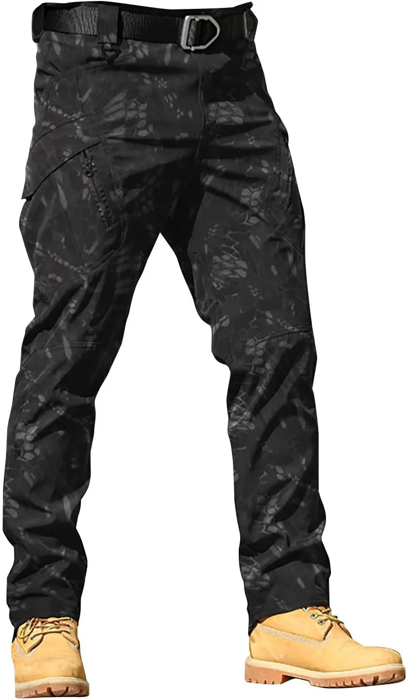 Work Pants for Men Big and Tall Casual Loose Straight Sweatpants Outdoor Lightweight Work Hiking Pants Jogger Tousers