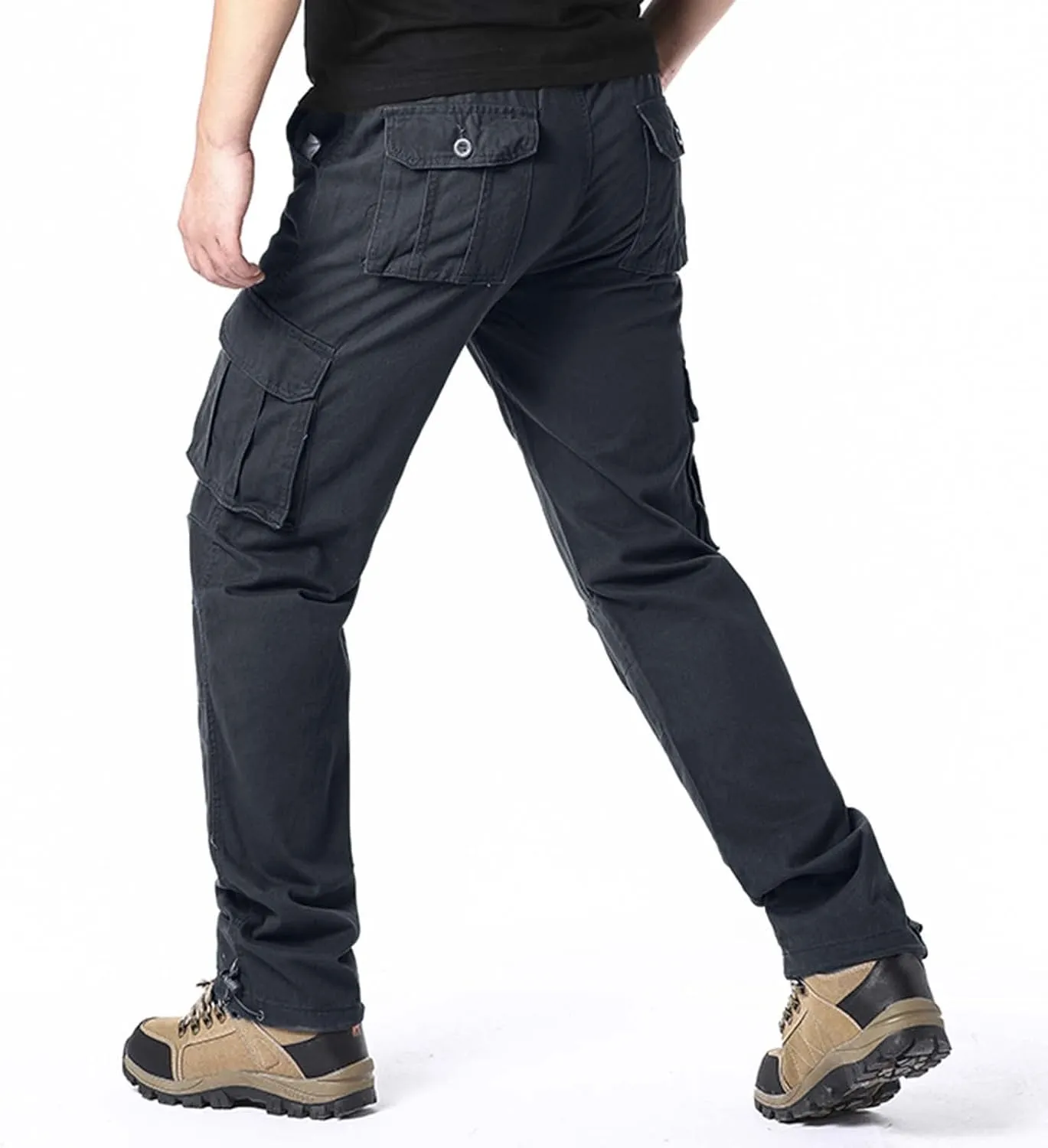 Work Pants for Men Construction Flex Casual Sweatpants Classic Tactical Pants Multi Pockets Twill Sport Hiking Pants